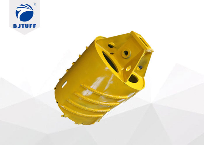 Concrete Bucket 4000mm Rock Core Barrel With Bullet Teeth